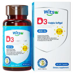 witsBB 婴幼儿维生素D3滴剂 400IU 60粒