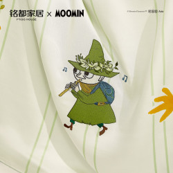 MIDO HOUSE 姆明联名毛毯 120cm*150cm 天丝™纤维毯子 花田演奏家