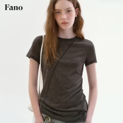 fano studios 范洛Fano 松弛简约风短袖T恤女