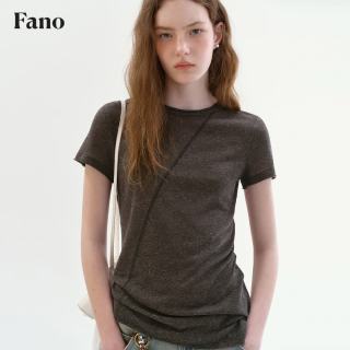 fano studios 范洛Fano 松弛简约风短袖T恤女
