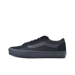VANS Vero LS 舒适百搭 牛剖层革织物 低帮板鞋 男款 黑色