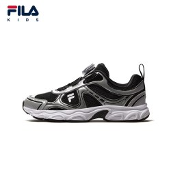 FILA ！2026秋新款缓震旋钮扣儿童跑步鞋