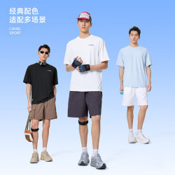 骆驼 速干T神 男女款速干运动T恤 C16BABH051