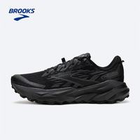 BROOKS CASCADIA 山岩19 跑鞋男女款越野运动跑步鞋 男款 黑色/黑色/乌木色 40.5