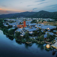 移动端:无锡拈花湾拈花客栈(拈花湾景区旗舰店)2晚+拈花湾门票2张+波罗蜜多双人自助晚餐+草鞋山庐掼蛋体验