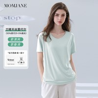 移动端：Mom Jane 哺乳短袖t恤孕妇睡衣喂奶上衣半袖兰精天丝莫代尔夏季薄款月子服