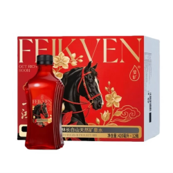 斐矿 马年限定 长白山天然矿泉水420ml*12瓶/箱*5箱（马年限定红色发60瓶）
