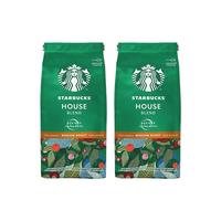 STARBUCKS 星巴克 中度烘焙 特选综合研磨咖啡粉 200g*2袋