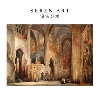 设认艺术 列日大教堂 6975687850641 哥特建筑拼图裱框（1000片 50*70cm）