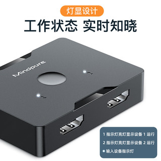 禄讯 SW002 HDMI二进一出切换器 高清音视频