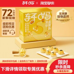 轩妈 家蛋黄酥20g*8枚 迷你酥红豆味办公室零食小吃休闲食品早餐 160g