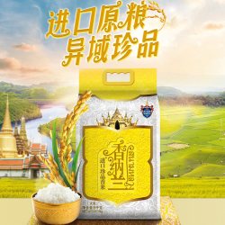香纳兰 进口珍品香米柬埔寨原粮进口大米5kg