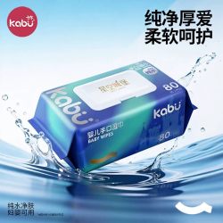 卡布 星空城堡婴儿湿巾 80片*1包
