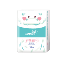 softlove 纤柔夏季超薄透气纸尿裤宝宝拉拉裤试用装10片