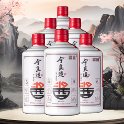 今良造 酱心独韵光瓶装 53度 酱香型白酒 500ml*6瓶