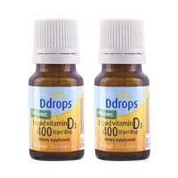 Ddrops 滴卓思 婴儿D3滴剂400iu 2.5ml*2瓶