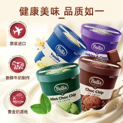 Bulla 薄荷巧克力曲奇香草大桶冰淇淋 460ml/290g