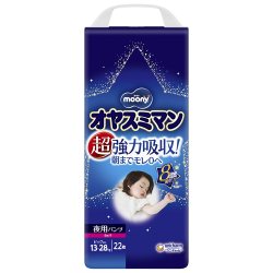 moony 尤妮佳moony夜用睡睡裤系列 多包装 湿巾组合