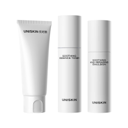 优时颜 安心水乳洁面套组舒缓保湿（平衡洁面100g+水130ml+乳100ml）