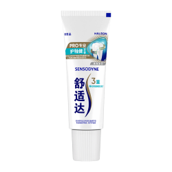 舒适达 护釉健美白牙膏20g