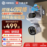 鸿蒙智选 室外摄像头鲸瞳4G版支持华为智慧生活小豚当家家用监控器无网
