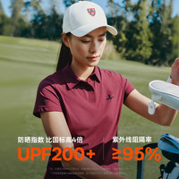 比音勒芬 2026春夏女士户外运动防汗迹抗静电短袖POLO衫休闲