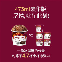 哈根达斯 比利时巧克力冰淇淋 473ml