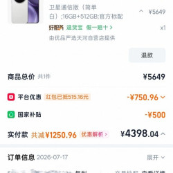 vivo X300 Pro 5G手机 16+512
