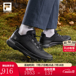 FILA 探险家4|FILA情侣户外鞋男鞋2026秋新款徒步鞋越野跑鞋运动鞋 黑-BK 40.5
