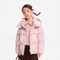 波司登 儿童羽绒服女童洋气百搭小学生冬季亲肤保暖羽绒服外套