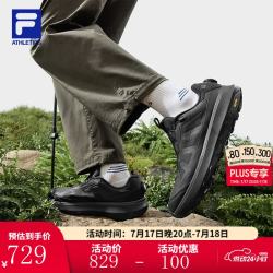 FILA BOA户外鞋男鞋2026春季新款探险家3+徒步越野跑鞋运动鞋男 黑-BA 41