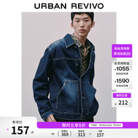 UR UR2026秋季新款男装气质复古工装水洗牛仔外套UMM860032
