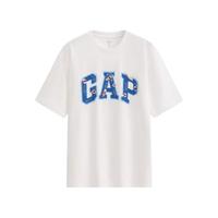 Gap 891400 纯棉Logo印花 白色 M码 男士T恤