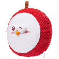 名创优品 Mini Family CNY系列 顺顺荔荔毛绒靠枕