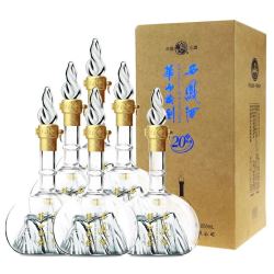 西凤酒 西凤旗舰店华山论剑20年45度凤香型250mL*6瓶品鉴招待聚会白酒