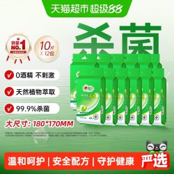 心相印 消毒湿纸巾 10片*12包