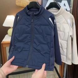奥利绒2026款拉链防风保暖字母棉服运动冬季保暖男女