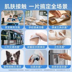 简禾 酒精湿巾小包75度湿纸巾便携出行消毒杀菌办公学校杀菌消毒湿纸巾