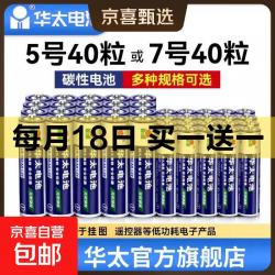 华太 5号7号电池1.5V空调电视遥控器 华太银彩5号12粒+7号12粒