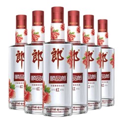 郎酒 顺品郎45度红顺浓酱兼香型白酒480ml*6瓶
