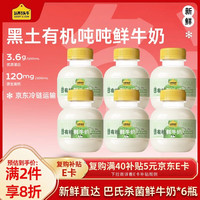 认养一头牛 黑土有机吨吨奶 巴氏杀菌乳 200ml*6瓶