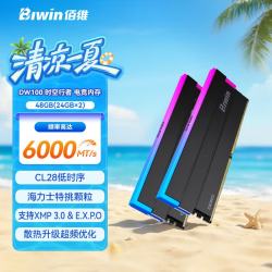 佰维 RGB灯条 DDR5内存条套装  24GB*2 48GB