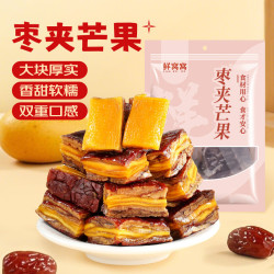 鲜窝窝 红枣夹芒果250g  独立包装软糯香甜红枣无核蜜饯双重口感休闲零食