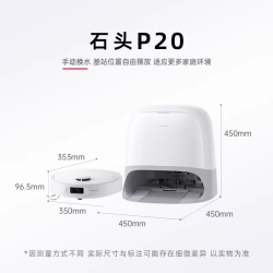石头 扫地机器人P20智能自动清洁上下水扫地拖地三合一家用