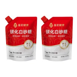 莲花 LOTUS 莲花 碳化白砂糖 500g*4袋 10斤
