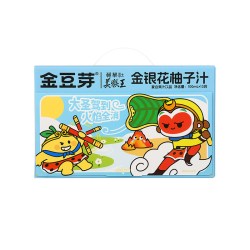 金豆芽 金银花汁金银花柚子茶儿童成人下火植物饮料小包开袋即食
