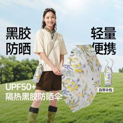 蕉下 黑胶防晒伞 五折伞 女士便携晴雨伞 94.5cm