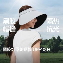 蕉下 大帽檐全脸防晒空顶帽女士高级感时尚灯罩帽