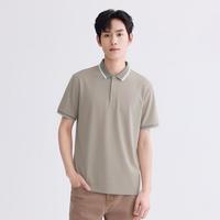 GXG 26夏季时尚撞色简约休闲凉感透气男式翻领POLO衫
