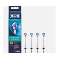 Oral-B 欧乐-B 冲牙器MD20替换刷头4只装OXYJET活氧冲牙器 替换喷头